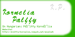 kornelia palffy business card